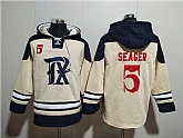 Men's Texas Rangers #5 Corey Seager Cream Ageless Must-Have Lace-Up Pullover Hoodie,baseball caps,new era cap wholesale,wholesale hats